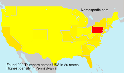 Surname Trumbore in USA Surname Trumbore in USA