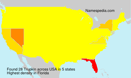 Surname Trupkin in USA Surname Trupkin in USA