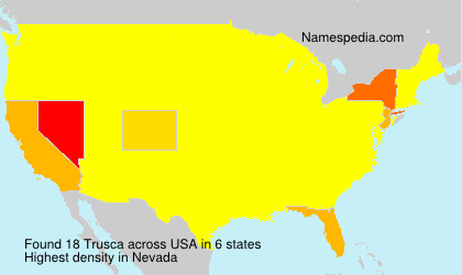 Surname Trusca in USA Surname Trusca in USA