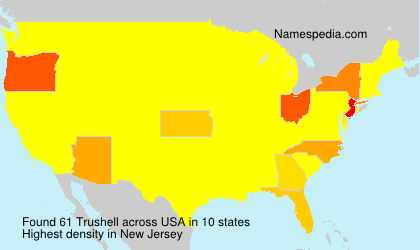 Surname Trushell in USA Surname Trushell in USA