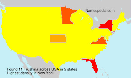 Surname Trushina in USA Surname Trushina in USA