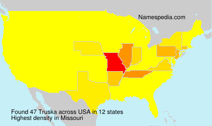 Surname Truska in USA Surname Truska in USA