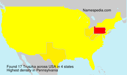 Surname Truszka in USA Surname Truszka in USA