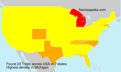 Surname Trybe in USA Surname Trybe in USA