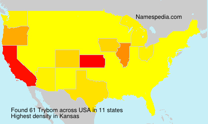 Surname Trybom in USA Surname Trybom in USA
