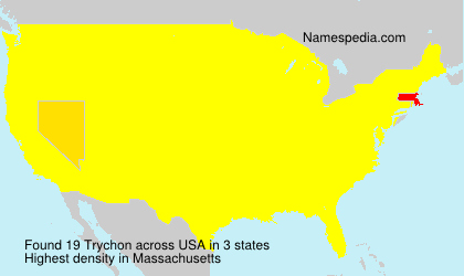 Surname Trychon in USA Surname Trychon in USA