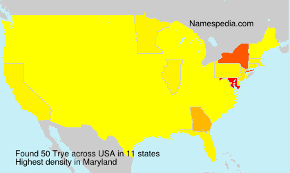 Surname Trye in USA Surname Trye in USA