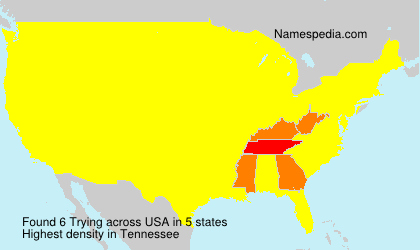 Surname Trying in USA Surname Trying in USA