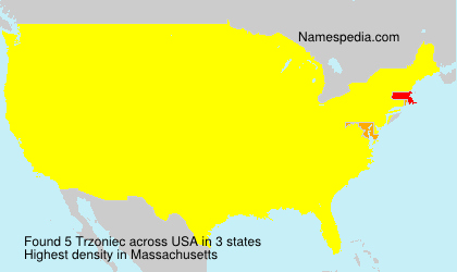 Surname Trzoniec in USA Surname Trzoniec in USA