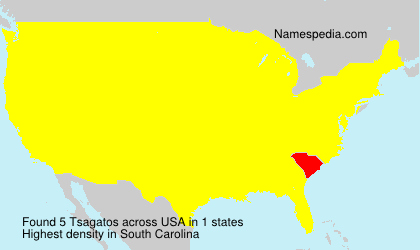 Surname Tsagatos in USA