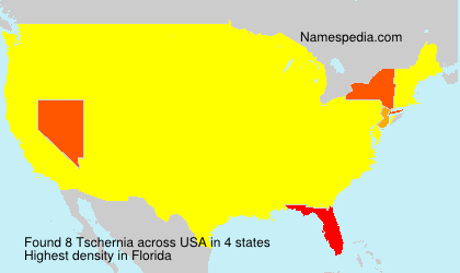 Surname Tschernia in USA Surname Tschernia in USA