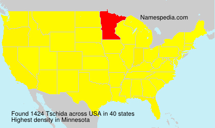 Surname Tschida in USA Surname Tschida in USA