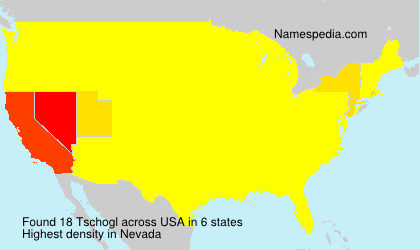 Surname Tschogl in USA Surname Tschogl in USA