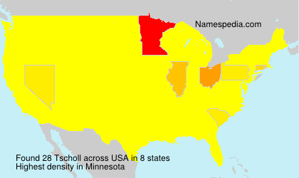 Surname Tscholl in USA