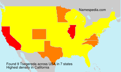 Surname Tsegereda in USA Surname Tsegereda in USA
