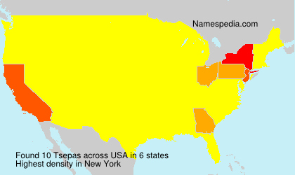 Surname Tsepas in USA Surname Tsepas in USA