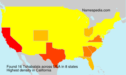 Surname Tshabalala in USA Surname Tshabalala in USA