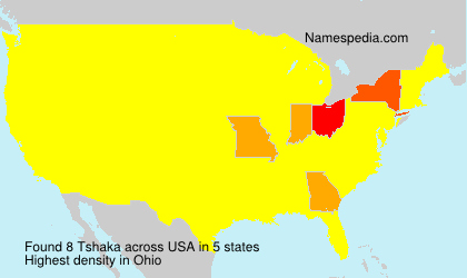 Surname Tshaka in USA Surname Tshaka in USA