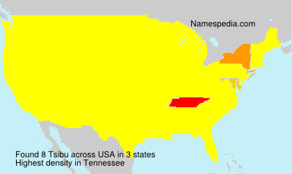 Surname Tsibu in USA Surname Tsibu in USA
