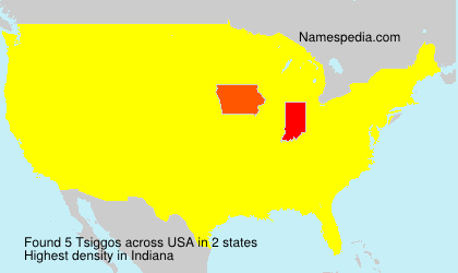 Surname Tsiggos in USA Surname Tsiggos in USA