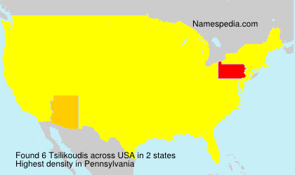 Surname Tsilikoudis in USA Surname Tsilikoudis in USA