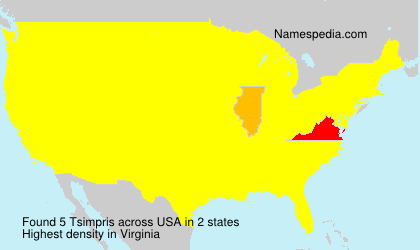 Surname Tsimpris in USA Surname Tsimpris in USA