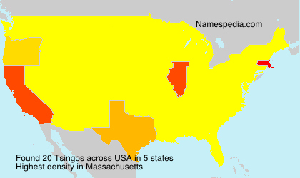 Surname Tsingos in USA Surname Tsingos in USA
