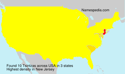 Surname Tsintzas in USA