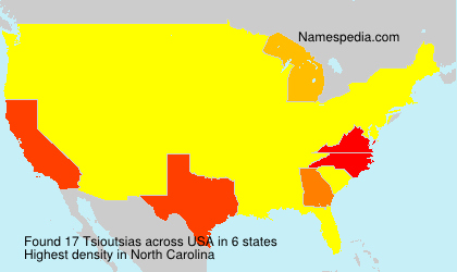 Surname Tsioutsias in USA Surname Tsioutsias in USA