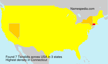 Surname Tsiralidis in USA Surname Tsiralidis in USA