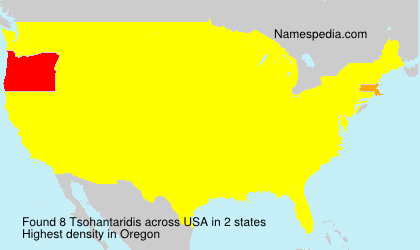 Surname Tsohantaridis in USA Surname Tsohantaridis in USA