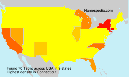 Surname Tsolis in USA Surname Tsolis in USA