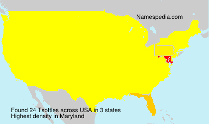 Surname Tsottles in USA Surname Tsottles in USA