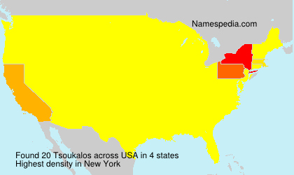 Surname Tsoukalos in USA Surname Tsoukalos in USA