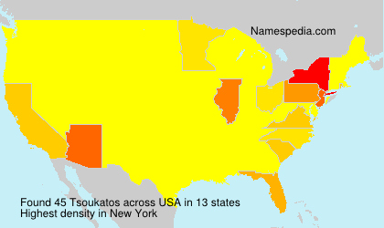 Surname Tsoukatos in USA Surname Tsoukatos in USA