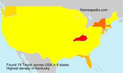 Surname Tsozik in USA Surname Tsozik in USA
