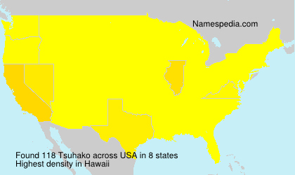 Surname Tsuhako in USA Surname Tsuhako in USA