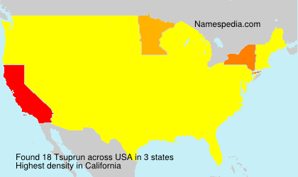 Surname Tsuprun in USA Surname Tsuprun in USA