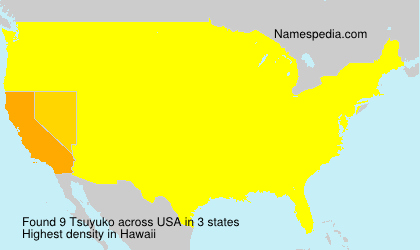 Surname Tsuyuko in USA Surname Tsuyuko in USA