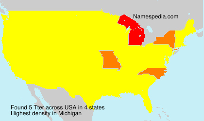 Surname Tter in USA Surname Tter in USA