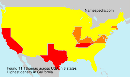 Surname Tthomas in USA
