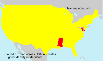 Surname Tubah in USA Surname Tubah in USA