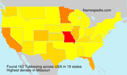 Surname Tubbesing in USA Surname Tubbesing in USA