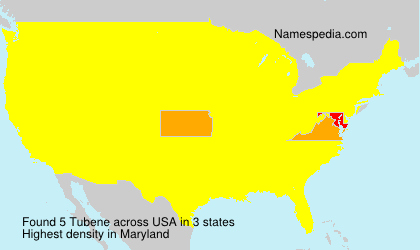 Surname Tubene in USA Surname Tubene in USA