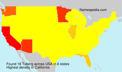 Surname Tuberg in USA Surname Tuberg in USA