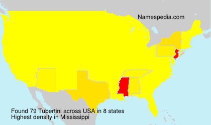Surname Tubertini in USA Surname Tubertini in USA