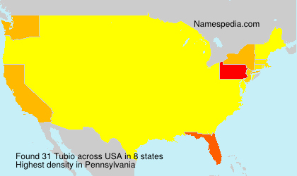 Surname Tubio in USA Surname Tubio in USA