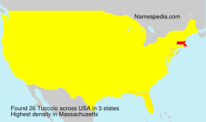Surname Tuccolo in USA Surname Tuccolo in USA