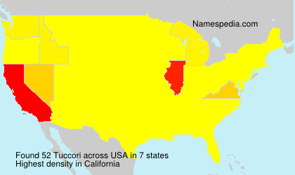 Surname Tuccori in USA Surname Tuccori in USA