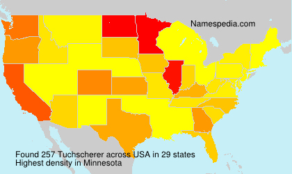 Surname Tuchscherer in USA Surname Tuchscherer in USA
